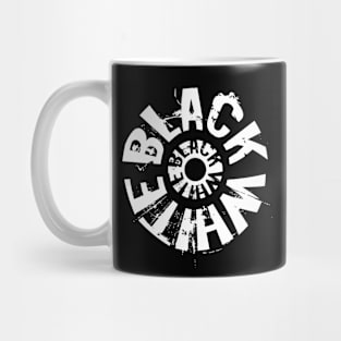 Black White Circle Mug